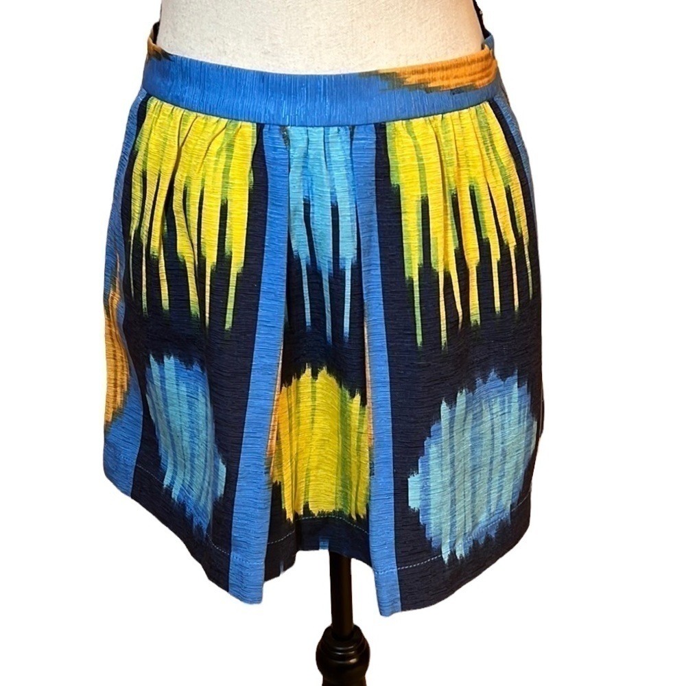 Madewell Eliot Ikat Print Mini Skirt Sz-8